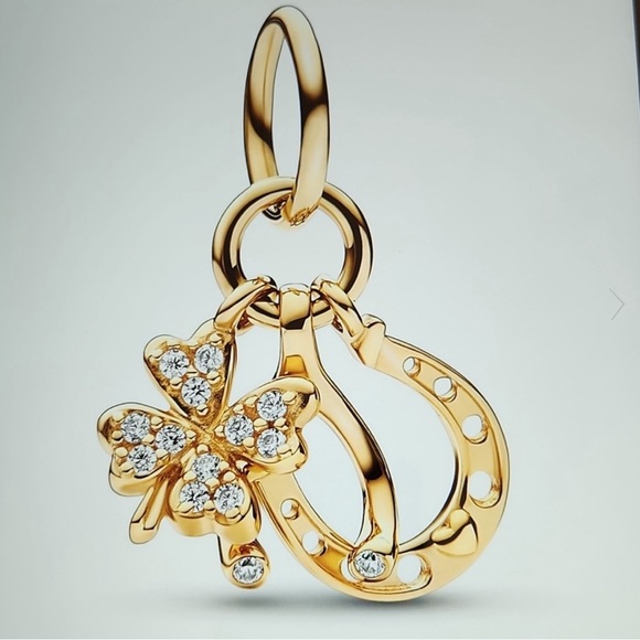 100% Authentic Pandora 14k gold charm - Picture 3 of 4